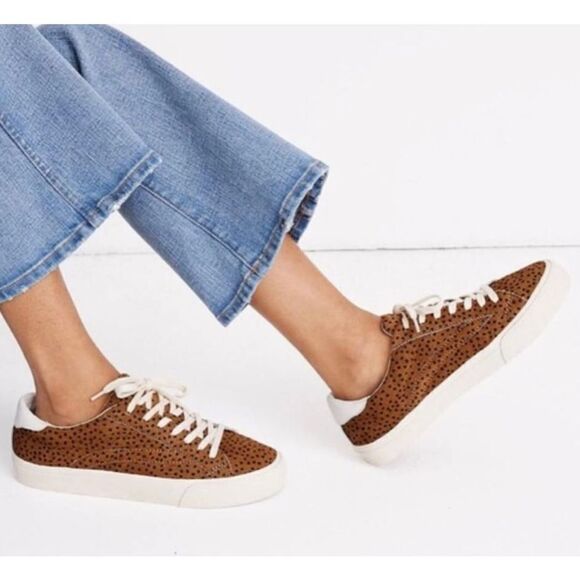 Madewell animal print sneakers size 6 - Picture 1 of 10